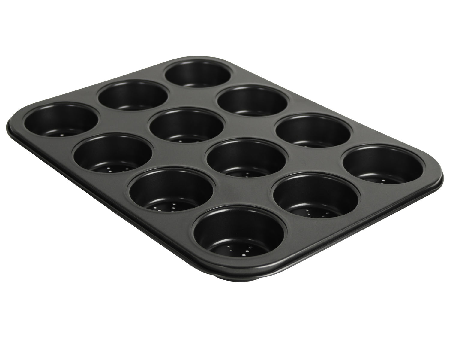 Muffin bakvorm geperforeerd 12-vaks