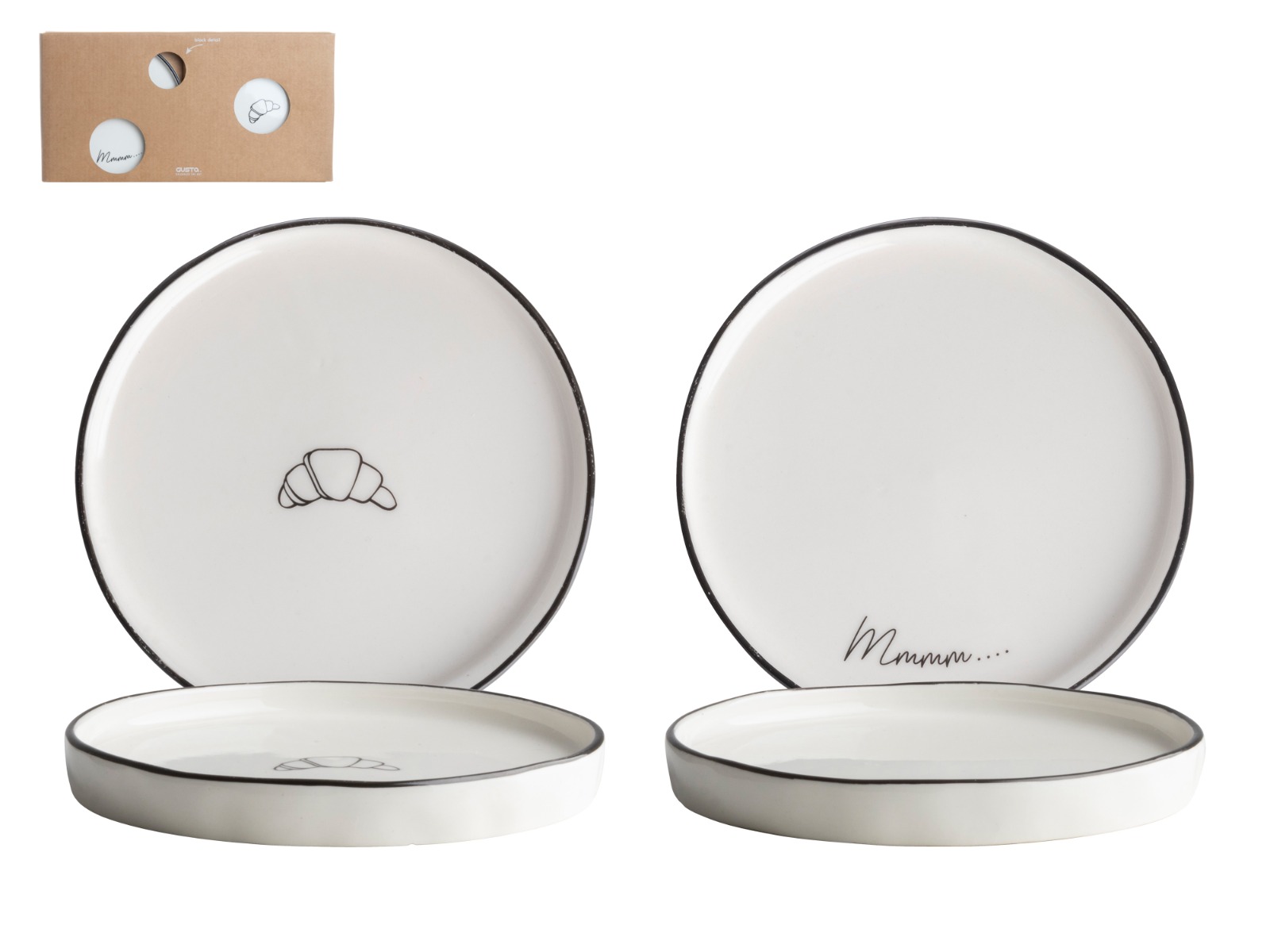 Enjoyables - Bord Ø 15,5 cm - set 2 stuks